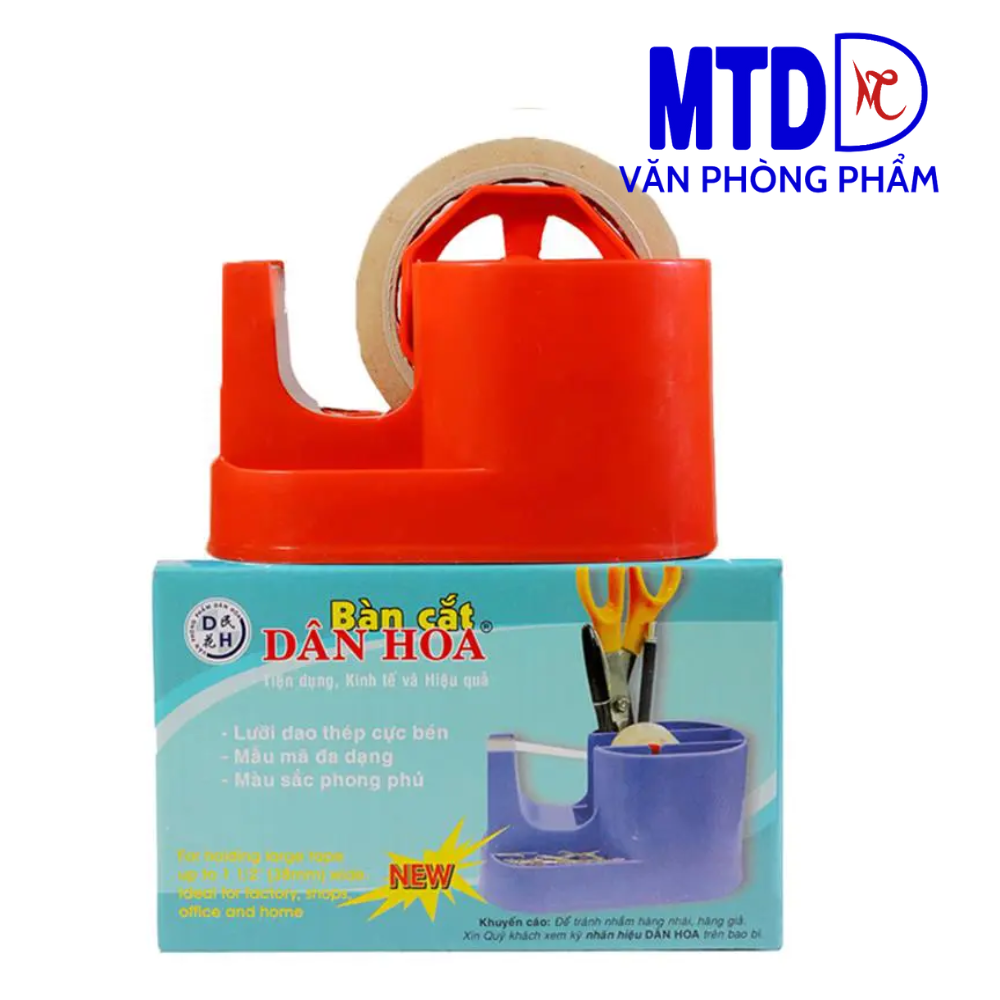 Dụng cụ cắt băng keo để bàn Dân Hoa- Bàn cắt băng keo 400