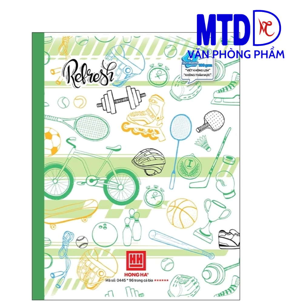0445 Vở Class Refesh, 4 ly ngang, 96 trang