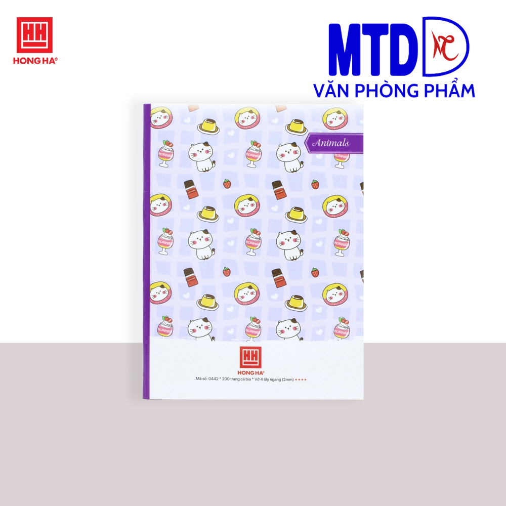 Vở  Hồng Hà -Class , 4 ly ngang, 200 trang
