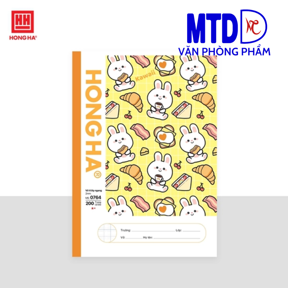 0764-Vở South Star Kawaii, 4 ly ngang, 200 trang