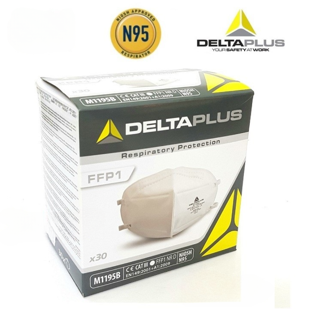 KHẨU TRANG LỌC BỤI VÀ CÁC HẠT Ô NHIỄM DELTA PLUS M1195B