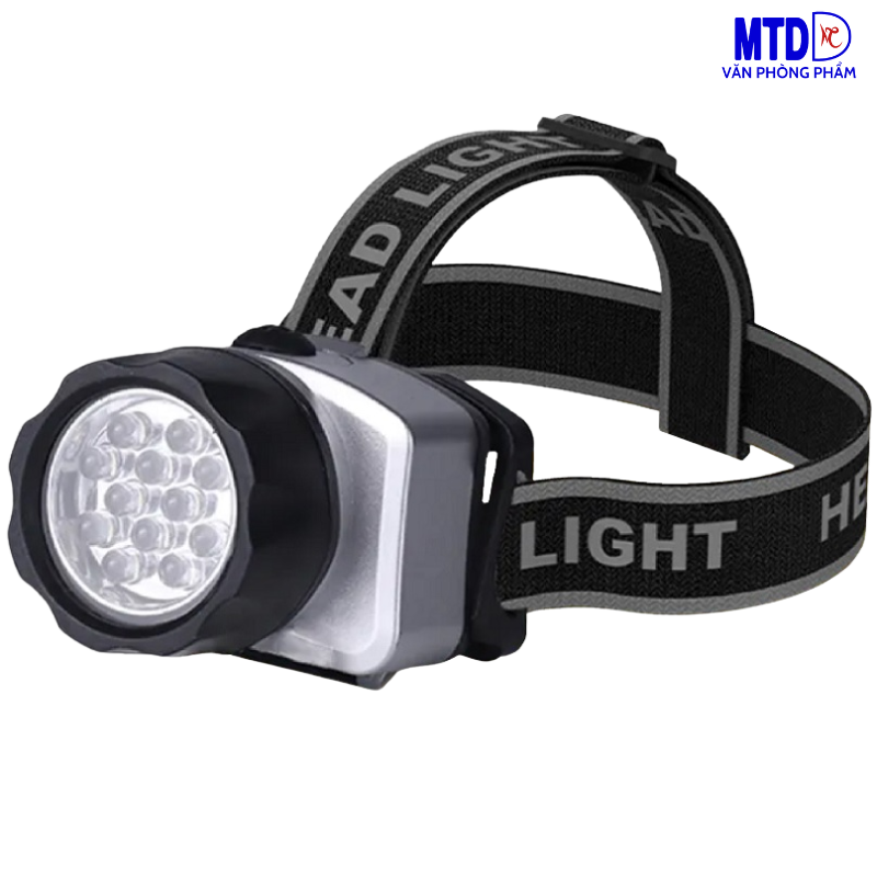 Đèn pin đội đầu 40lm Deli DL551401 kèm pin