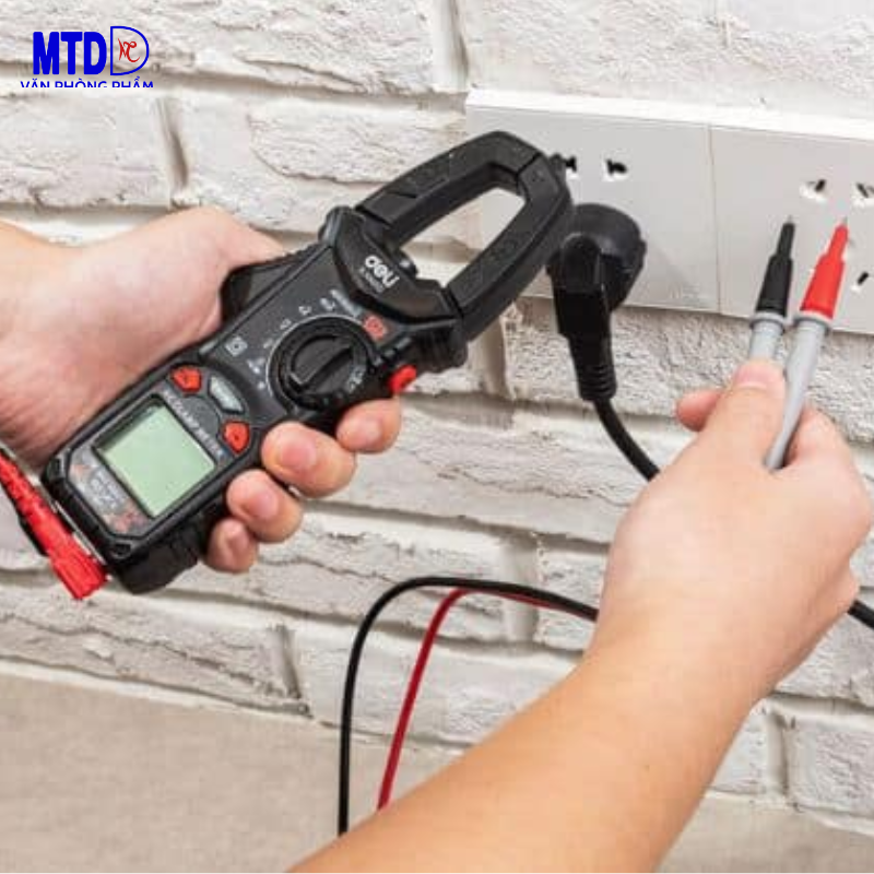 Máy/Đồng hồ đo dòng điện đa năng kỹ thuật số cầm tay Deli DL334203