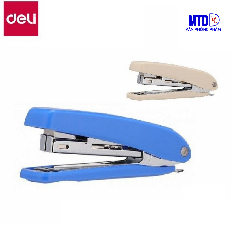 Dập ghim - Bấm kim số 10 Deli 0281 , có thể bấm 15 trang