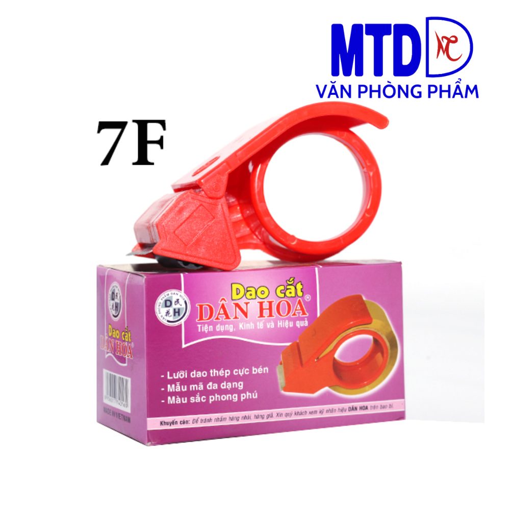 Dụng cụ cắt băng keo  cầm tay Dân Hoa bằng nhựa 7cm