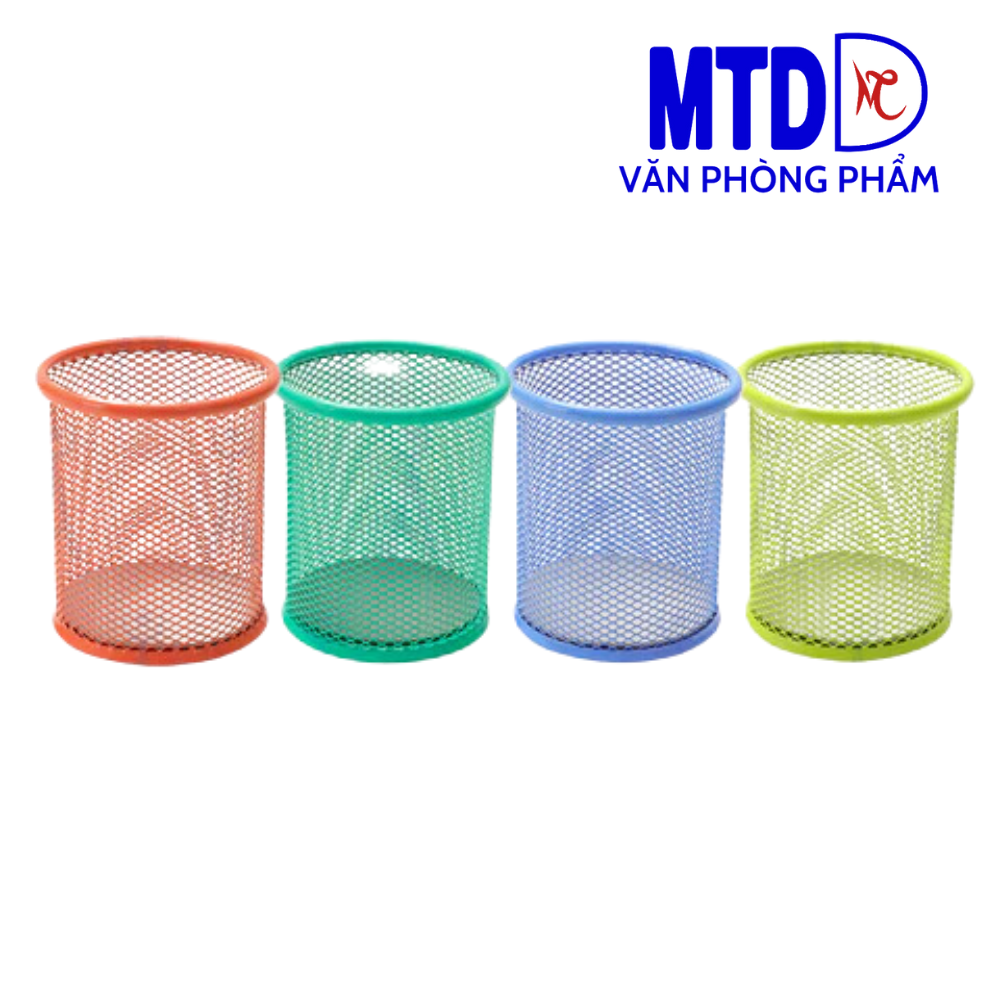 Cắm bút học sinh - lưới sắt nhiều màu