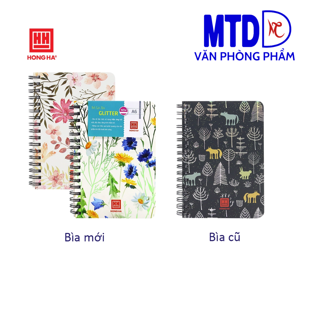 4160-Sổ lò xo Glitter, A6, 200 trang