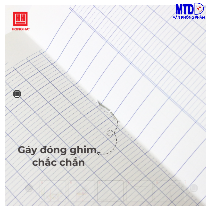 Tập/Vở 4 ly ngang 200 trang Hồng Hà South Star Bistro - 0740, phù hợp học sinh cấp 2,3 , sinh viên, văn phòng