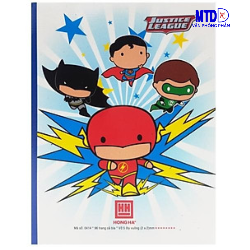 Tập/Vở học sinh  4 ô ly vuông 96 trang, định lượng :120 gsm- Hồng Hà-Class Super DC - 0413