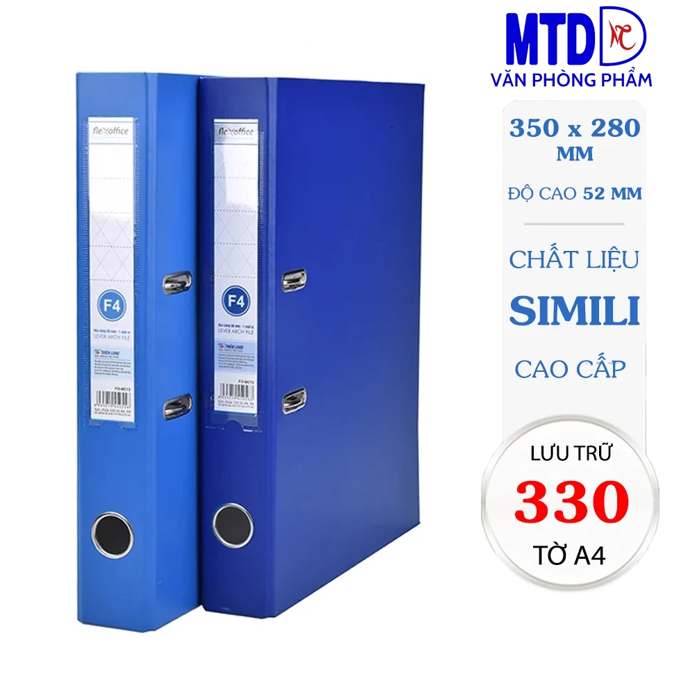 Bìa còng Thiên Long 50F4 FO-BC13 (1ms) xanh đậm