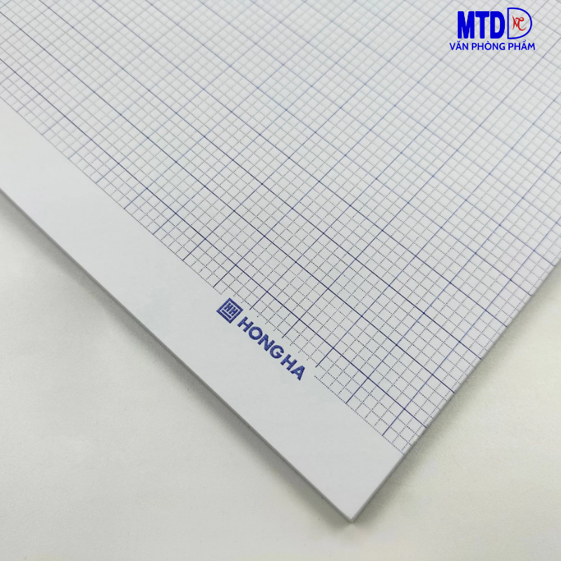 Tập/Vở học sinh Hồng Hà Class Điểm A 4 ô ly vuông, 96 trang , ĐL: 100gsm -phù hợp Miền Trung-Miền Nam