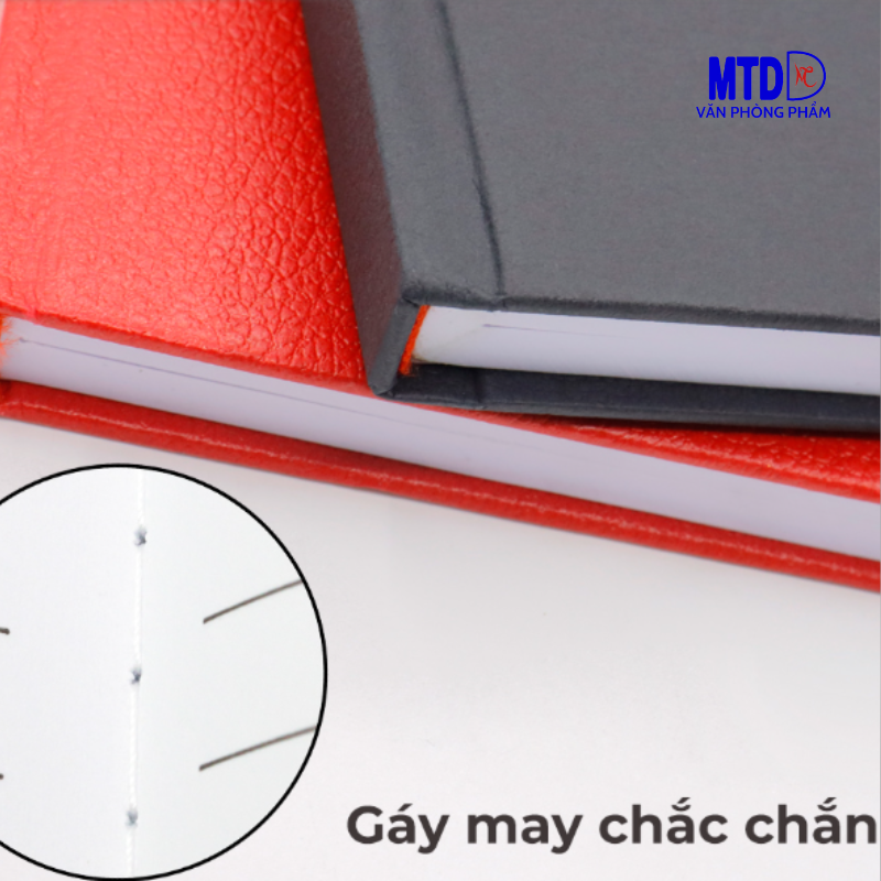 Sổ da A5 Hồng Hà - 4666 , 200 trang, ĐL: 70g/m2. độ trắng :95%ISO, thanh lịch phù hợp cho nhân viên văn phòng