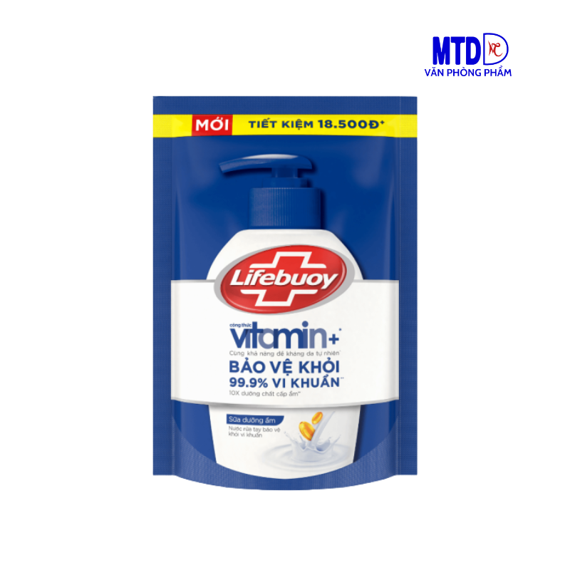 Nước rửa tay Lifebuoy chai (450g), túi (400g), công thức vitamin +,  bảo vệ khỏi 99,% vi khuẩn -HÀNG CHÍNH HÃNG