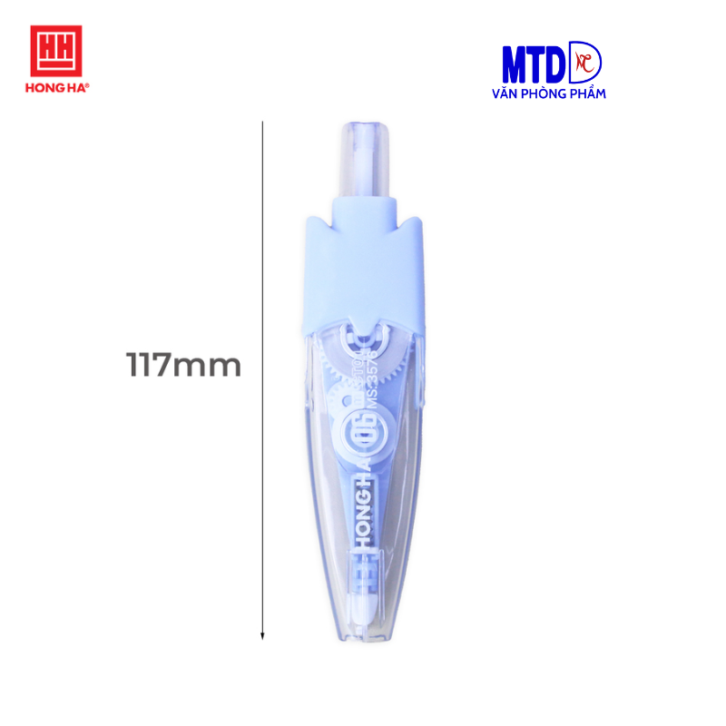 Băng xóa bấm Hồng Hà  3576 -CT-01 , 6m x 5mm,  cơ chế bấm tiện lợi phù hợp học sinh, sinh viên , văn phòng
