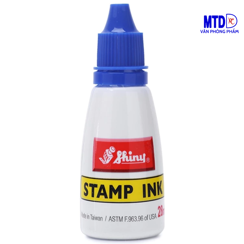 Mực dấu Shiny màu đỏ/màu xanh