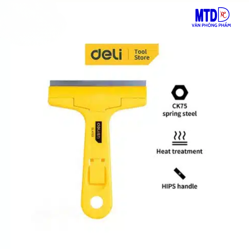 Sủi cạo vệ sinh tường, kính và mặt phẳng 148mm  tặng kèm 1 hộp dao cạo- Hàng Deli chính hãng - DL 4723