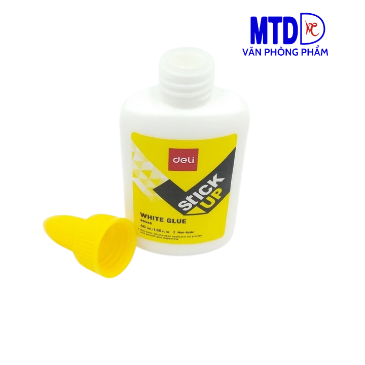 Keo sữa dán giấy , gỗ, gốm, vải, len .... 40ml , thương hiệu  Deli , mã 39445