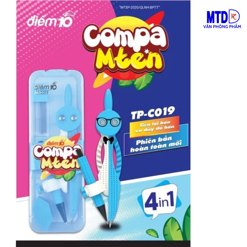 Compa Thiên Long  Điểm 10 Mten  TP- C019 /C-021   dùng cho học sinh