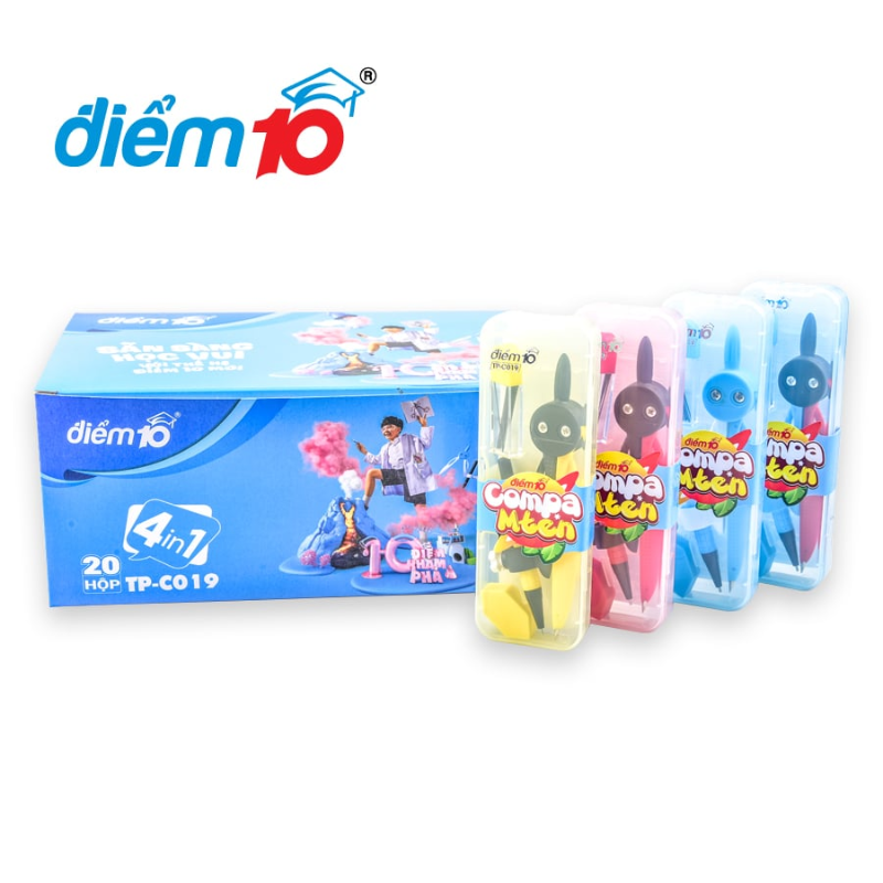 Compa Thiên Long  Điểm 10 Mten  TP- C019 /C-021   dùng cho học sinh