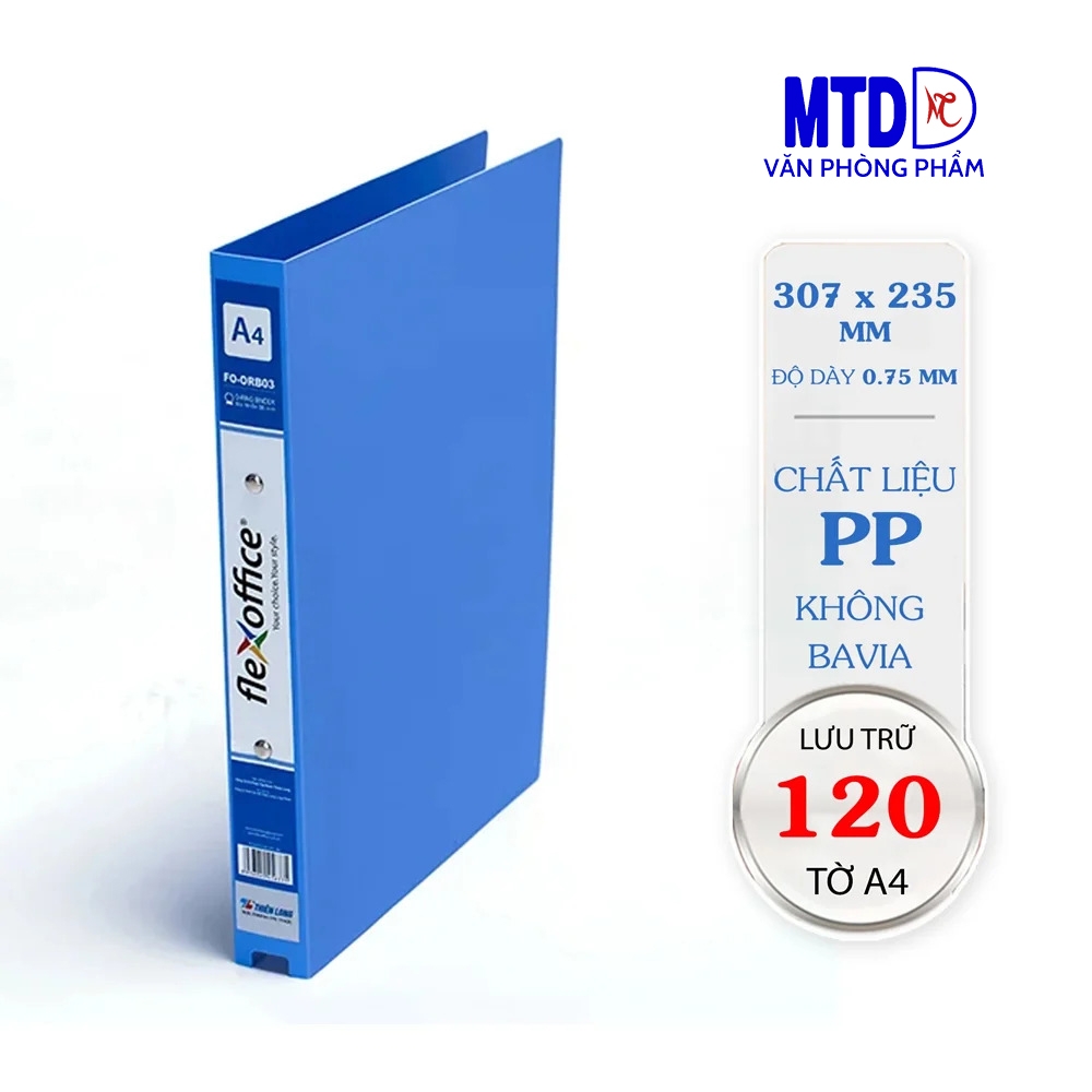 Bìa nhẫn Oring Thiên Long FO-ORB01 xanh
