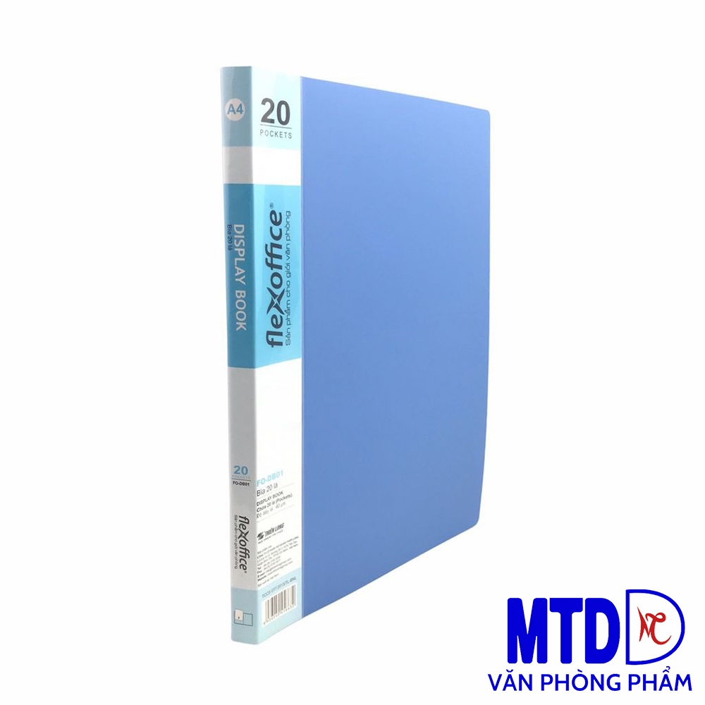 Bìa 20 lá A4 FO-DB01 đựng hồ sơ tới 200 tờ