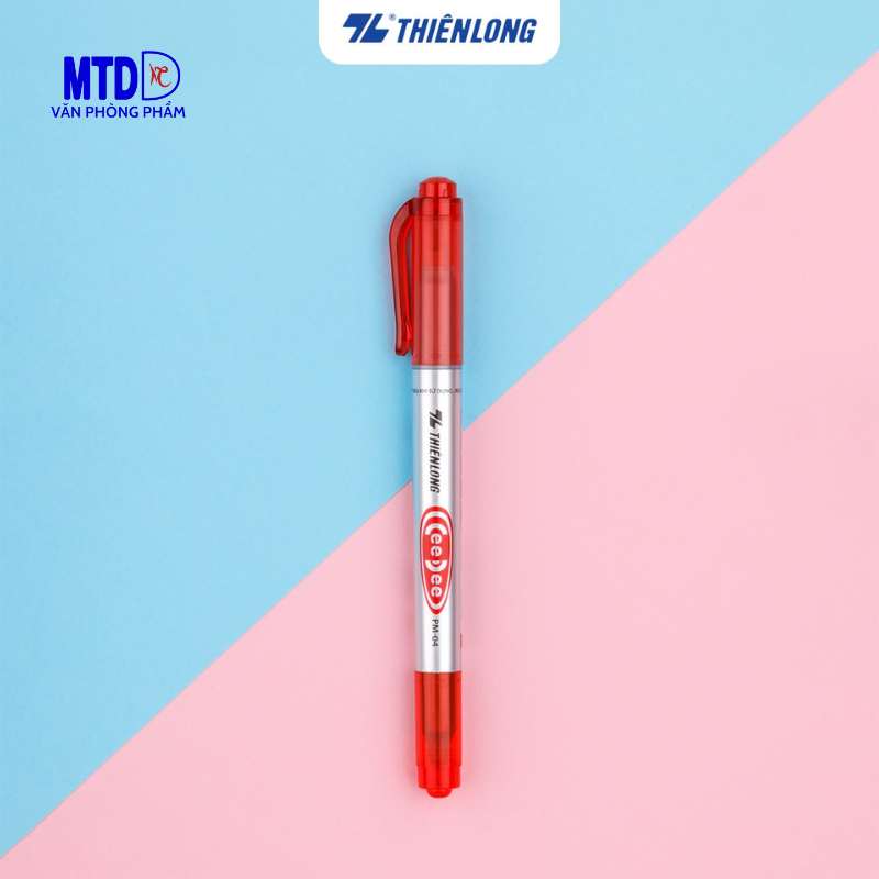 Bút lông dầu/Permanent Marker thiên Long PM-04 Cee - Cee có giắt cài