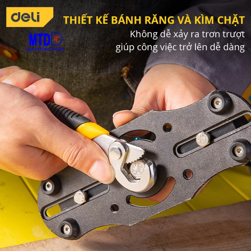 Bộ 2 chiếc cờ Lê Đa Năng Đường Kính 9-32mm - Thiết Kế Dạng Răng - Dùng Được Nhiều Mục Đích - DL932-2 Deli Chính Hãng