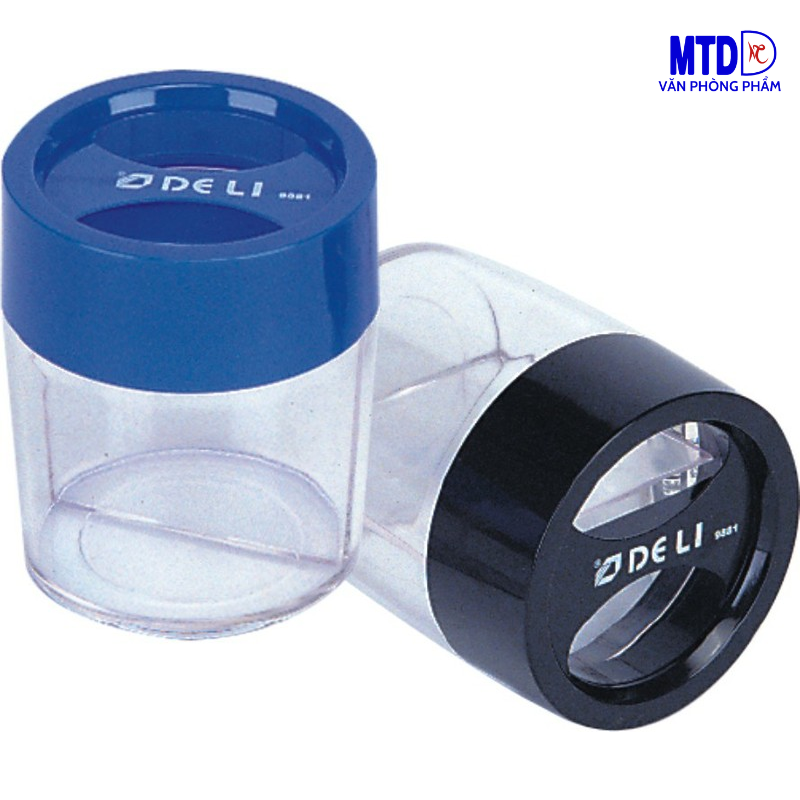Hộp Đựng ghim,  nắp có nam châm hút dính Deli 9881 ( giao màu ngẫu nhiên)