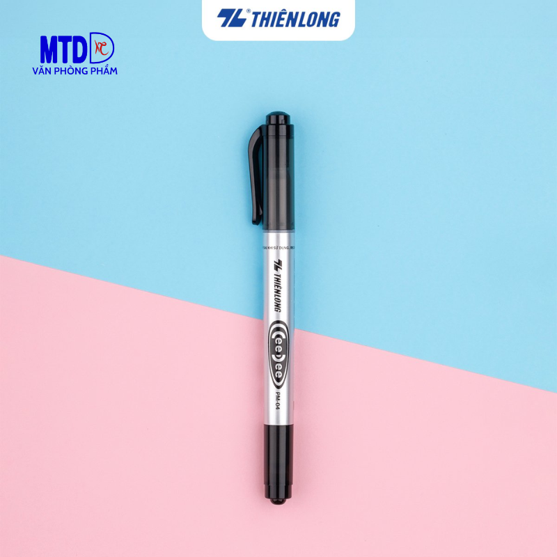 Bút lông dầu/Permanent Marker thiên Long PM-04 Cee - Cee có giắt cài