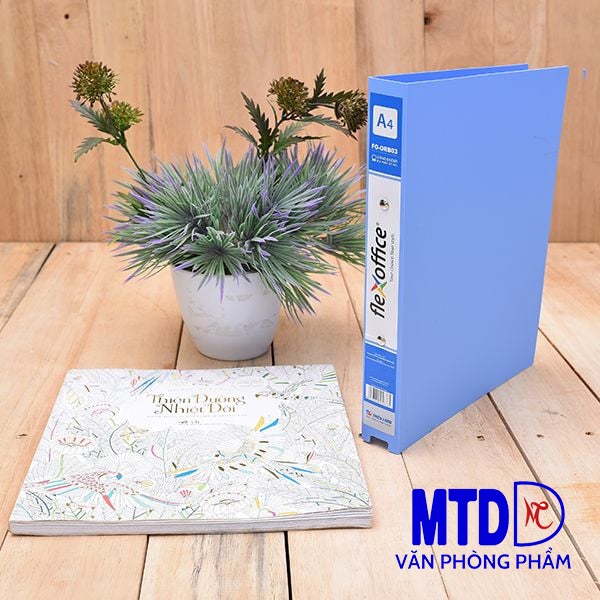 Bìa nhẫn Oring Thiên Long FO-ORB03 xanh