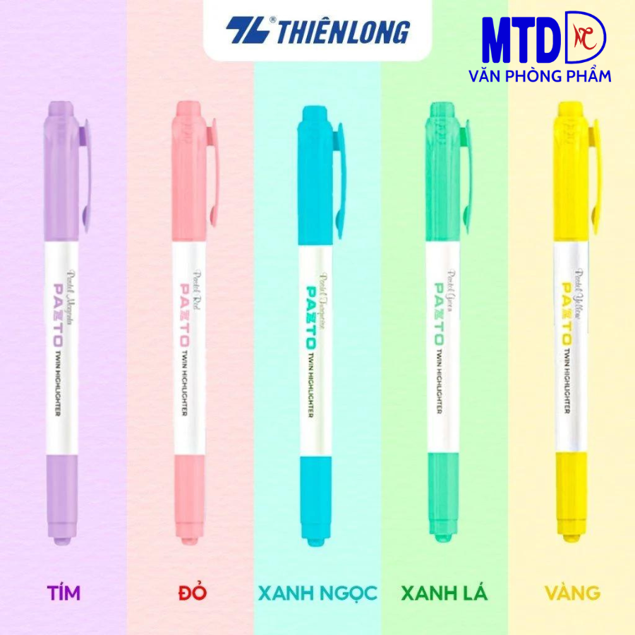 Bút dạ quang HL-016 màu Pastel