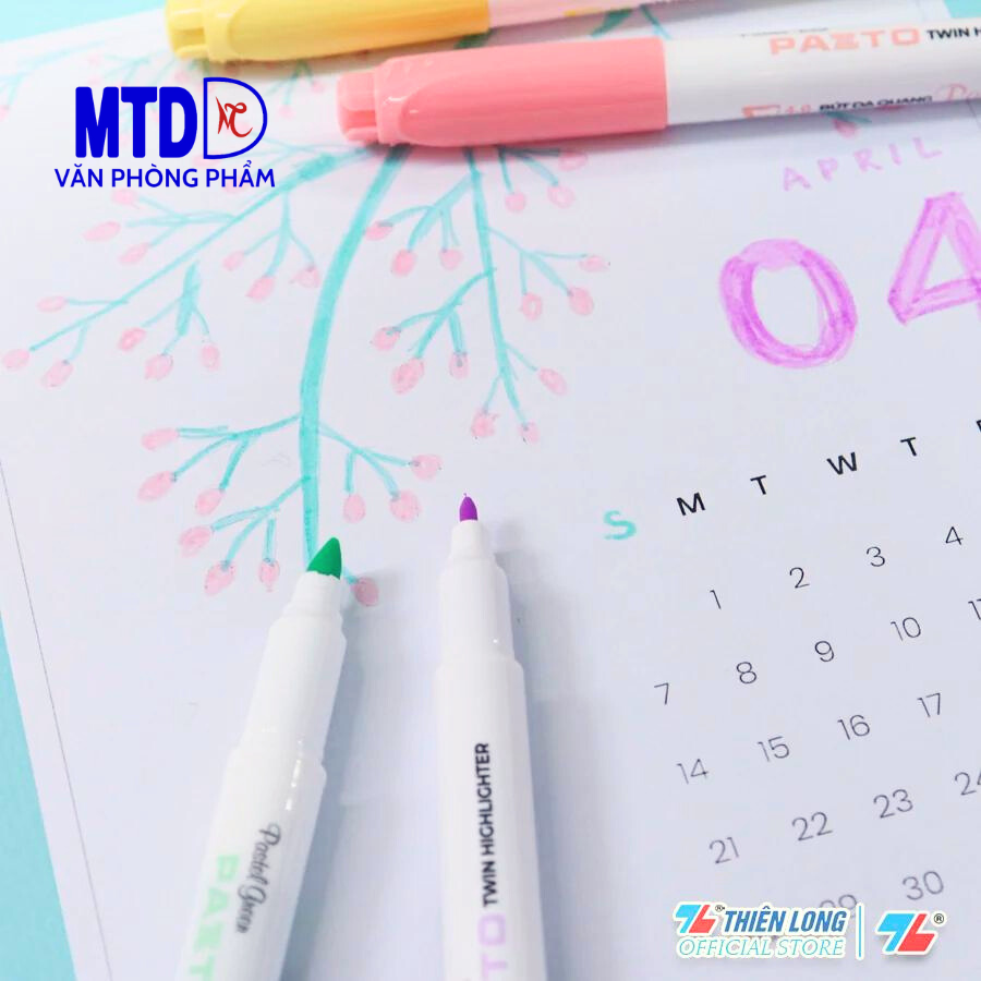 Bút dạ quang HL-016 màu Pastel