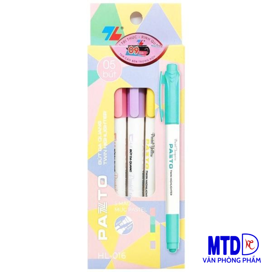 Bút dạ quang HL-016 màu Pastel