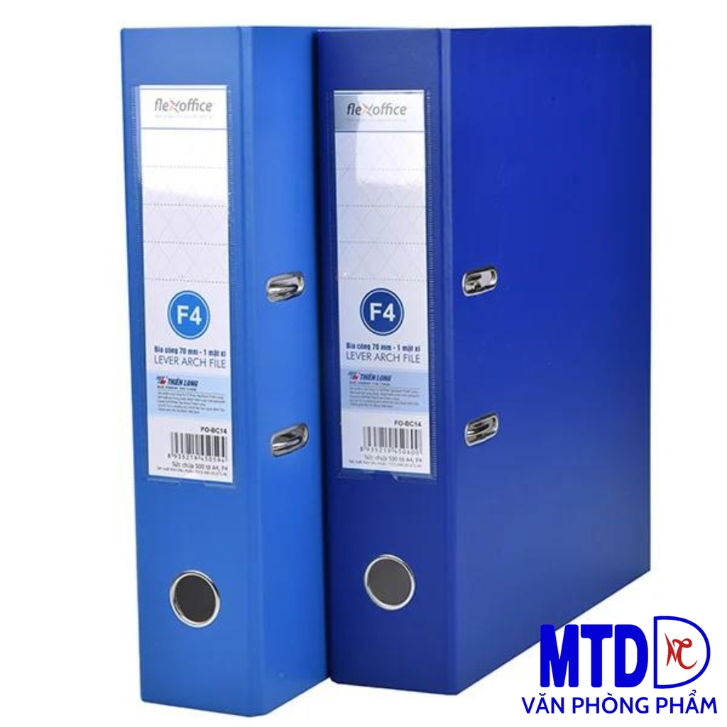 Bìa còng Thiên Long 70F4 FO-BC14 (1ms) xanh đậm