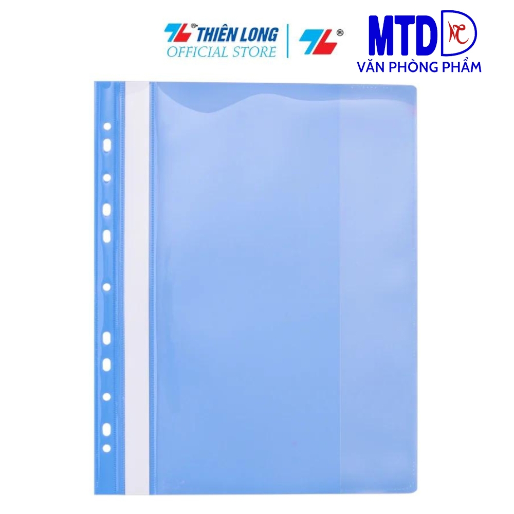 Bìa Acco Thiên Long FO A4 PPFF xanh
