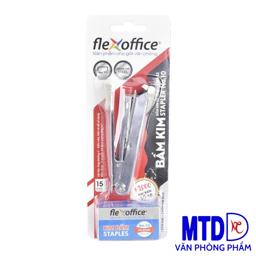 Bộ bấm kim số 10 Thiên Long FO-ST03-S2