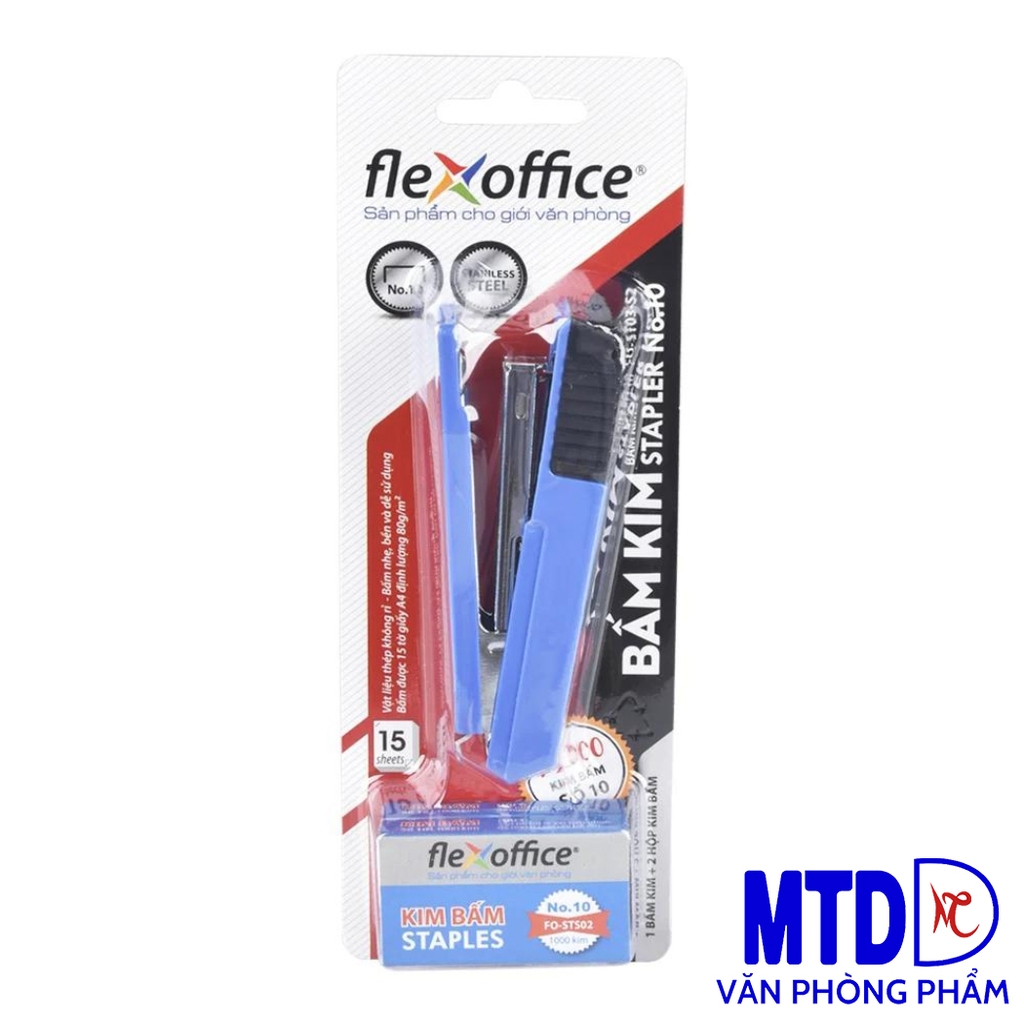 Bộ bấm kim số 10 Thiên Long FO-ST03-S2
