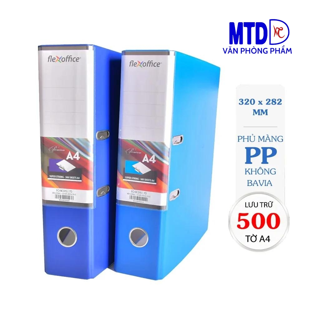 Bìa còng Thiên Long 70A4 FO-BC015 (1ms) Xanh