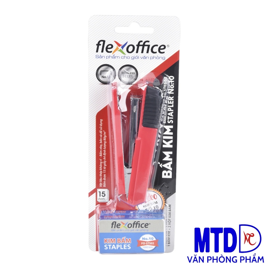 Bộ bấm kim số 10 Thiên Long FO-ST03-S2