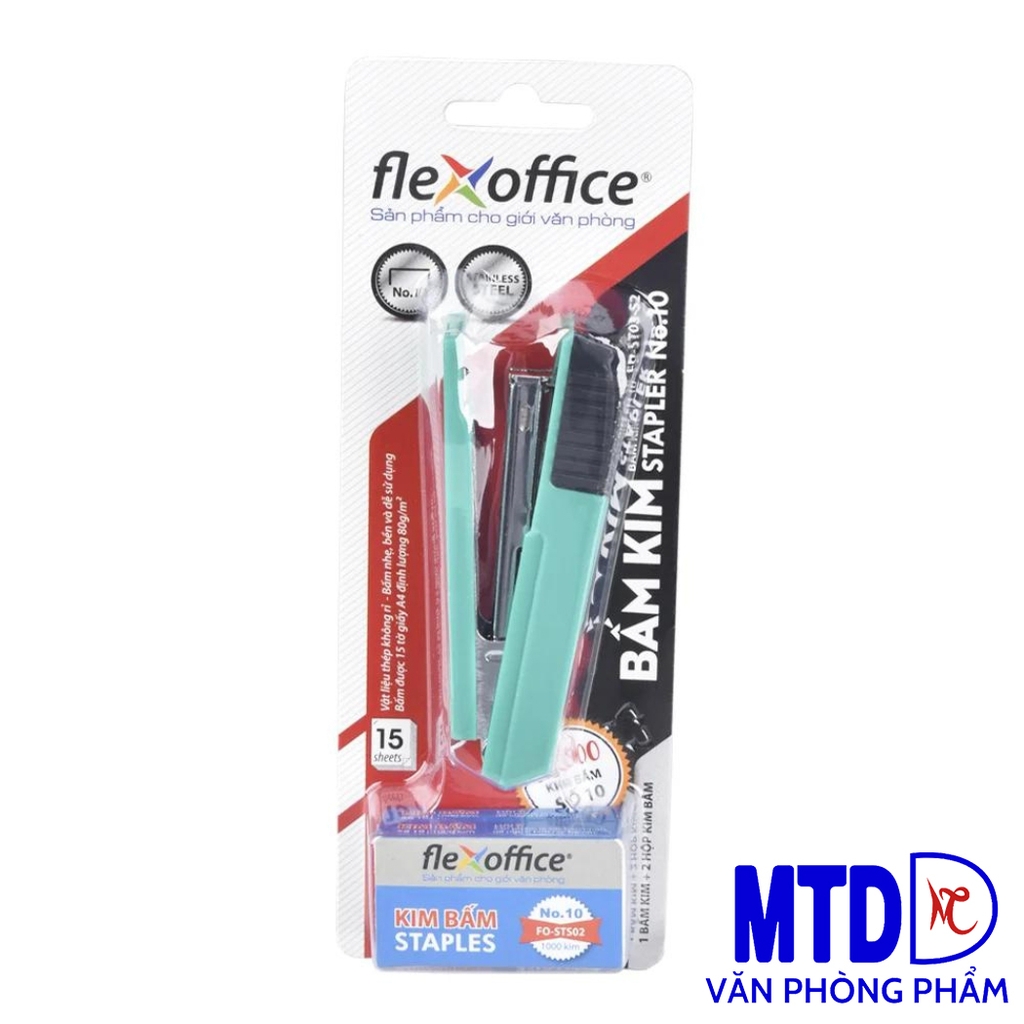 Bộ bấm kim số 10 Thiên Long FO-ST03-S2