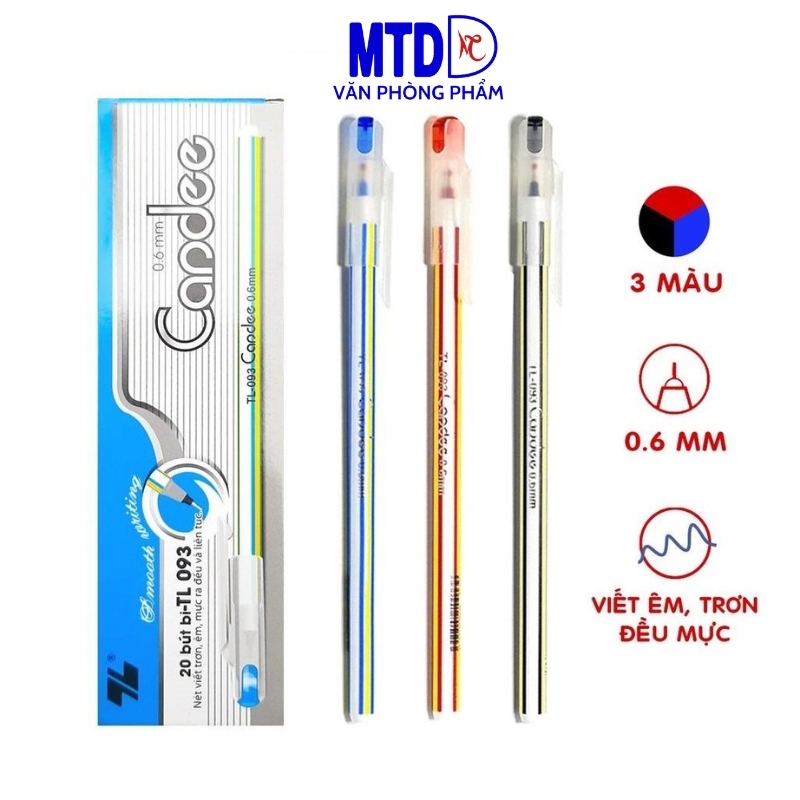 Bút bi Thiên Long TL-093 xanh