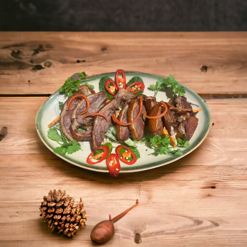 Vịt nướng sốt truyền thống