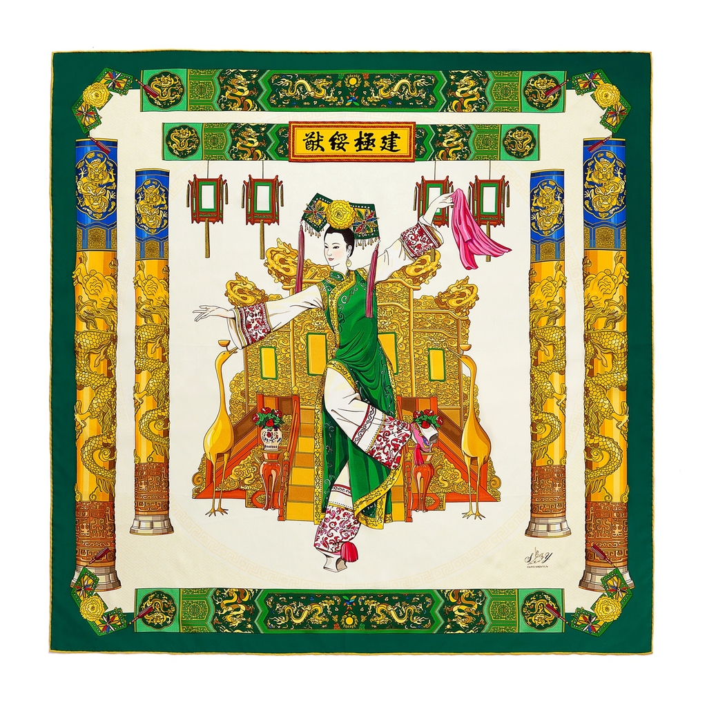 Khăn lụa Nét Tao Nhã Của Người Mãn Châu