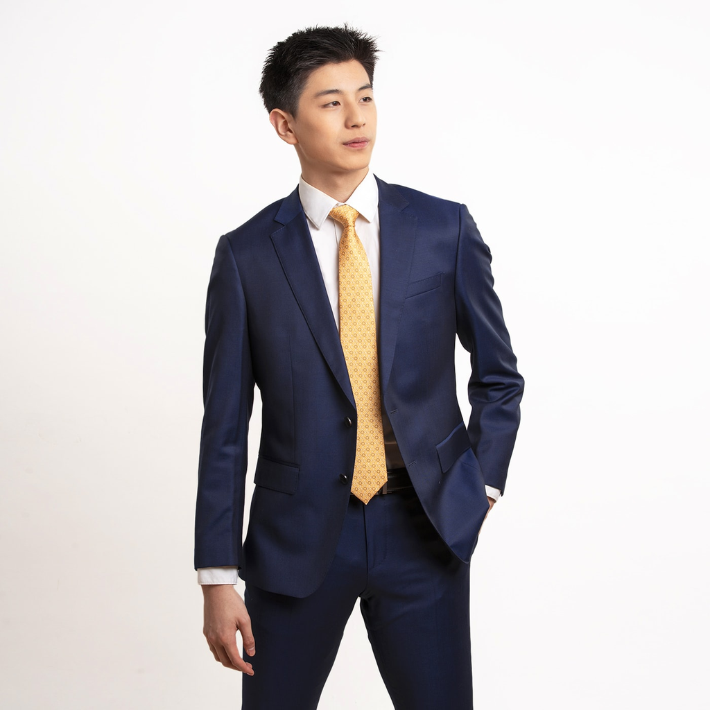 Cà vạt Anh Hùng Lỗ Trí Thâm - Màu vàng