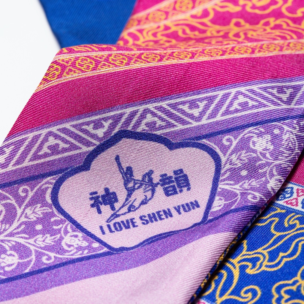 Khăn lụa nhỏ Nét Thanh Nhã Nhà Đường - Màu Tím