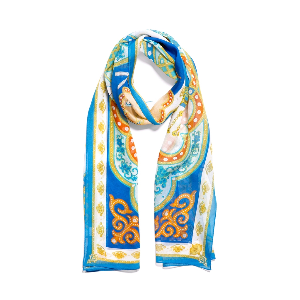 Khăn chiffon Lòng Mến Khách Của Người Mông Cổ
