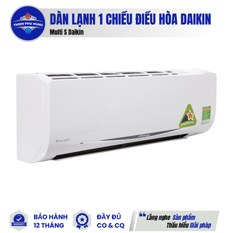 Dàn lạnh 1 chiều điều hòa Multi S Daikin Inverter 9.000BTU CTKC25RVMV (Chưa kèm cục nóng)