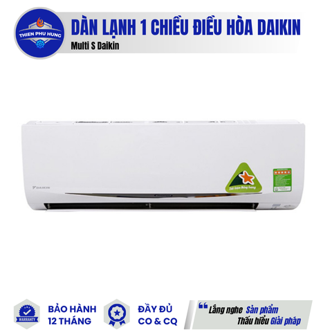 Dàn lạnh 1 chiều điều hòa Multi S Daikin Inverter 9.000BTU CTKC25RVMV (Chưa kèm cục nóng)