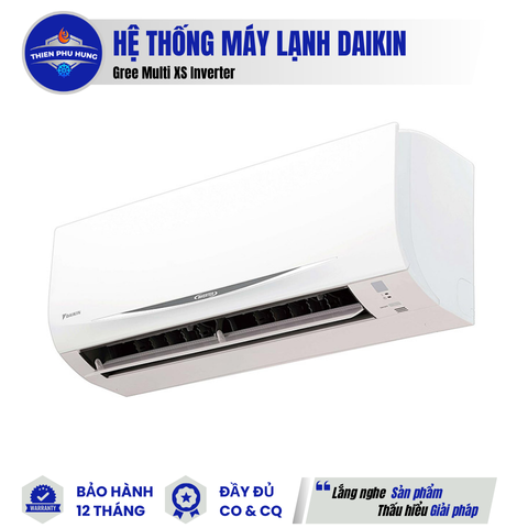 Hệ thống máy lạnh Daikin Multi S inverter 3.0 Hp 1 dàn nóng MKC70SVMV, 3 dàn lạnh CTKC25RVMV
