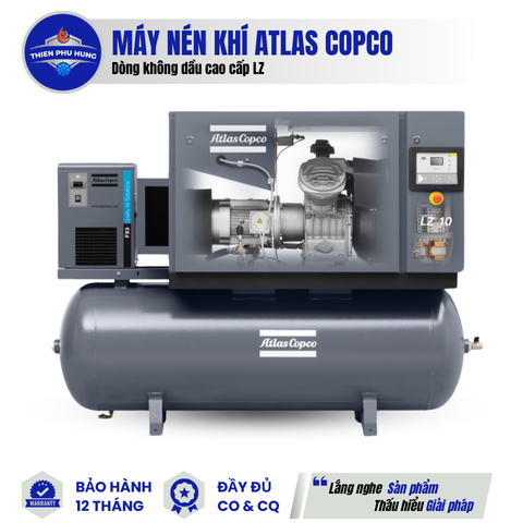 MÁY NÉN KHÍ KHÔNG DẦU CAO CẤP LZ ATLAS COPCO